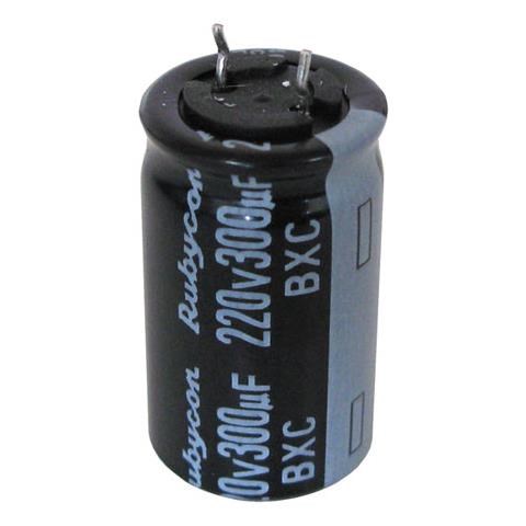 10) 300UF 220V RADIAL ELECTROLYTIC CAPACITOR